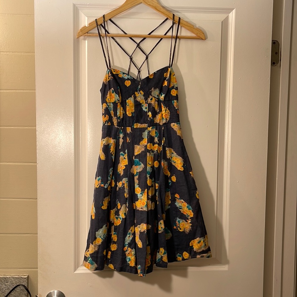 Free People Floral Summer Dress in XS